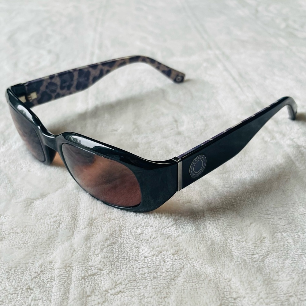 Coach Sadie S607 Black Purple Prescription Eye Glasses Frames 135 Women Designer